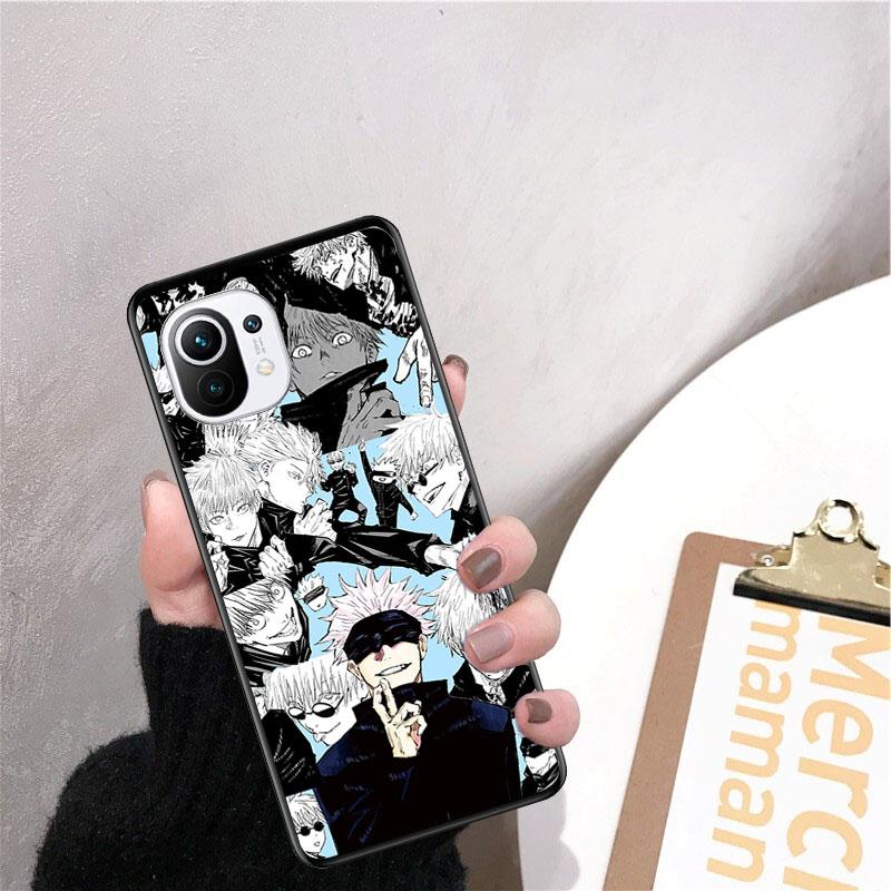 Jujutsu Kaisen Yuji Satoru Gojo Hülle für Xiaomi 12 Mi 10T 11T 11 Pro 10 10T 11 lite 10pro 11Ultra Poco X3 Pro Poco F3 M3