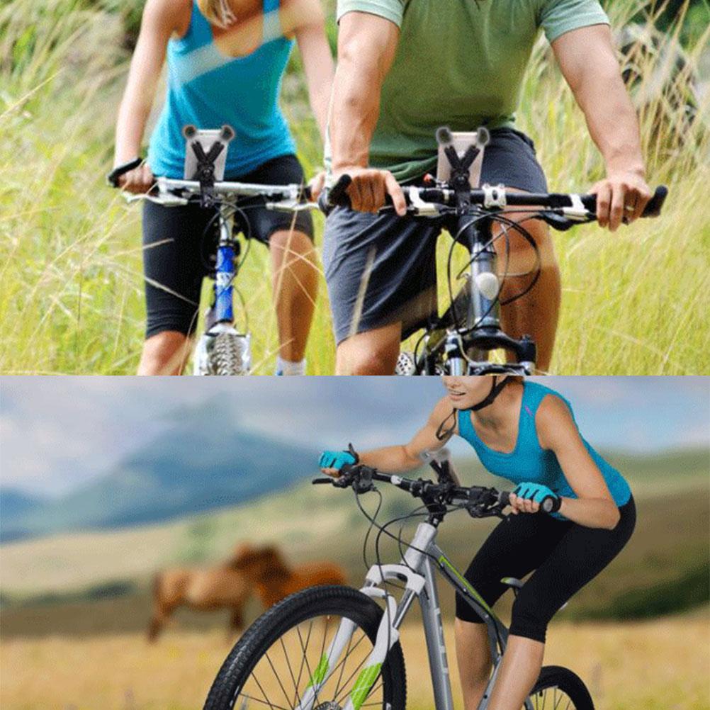Anti Drop Mobile Phone Bracket 360 Degrees  Rotatable Phone Holder for Motorbike Bike