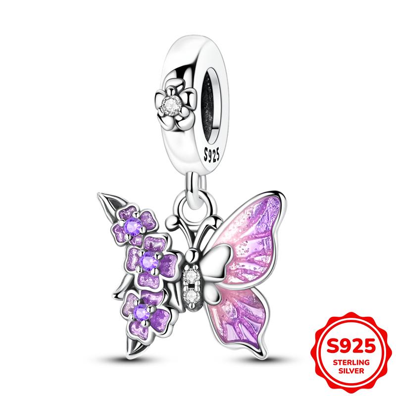 New Original Copper Animal Pendant Charm Beads Fits 3Mm Bracelet Necklace For Women Luxury Diy Jewelry Making