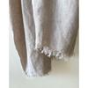 Used ASAUCEMELER 100% Belgian Linen Fringe Stole Large Shawl