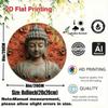Metal Wall Art Buddha Lotus Plaque Home Office Garden Decor