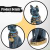 Egyptian Cat Bastet Statue Ancient Egypt Bast Figurine Animal Sculpture for Living Room Cabinet Bar