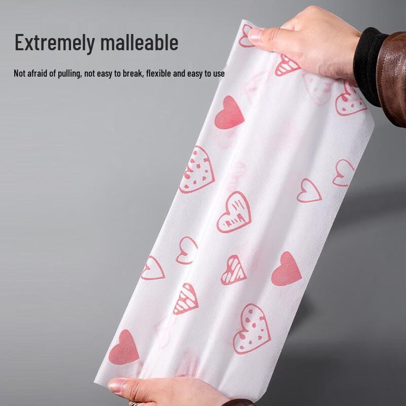 Einweg-Vlies-Schürze mit Herzdesign