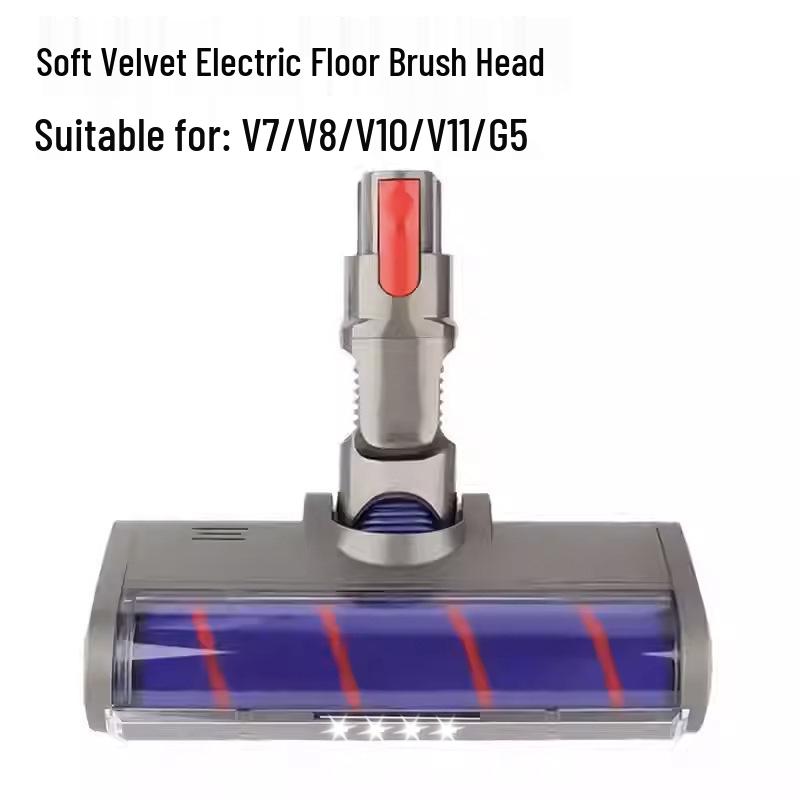 Elektrische Bodenbürste Kompatibel mit Dyson V7/V8/V10/V11/V15 - Düsen Zubehör & Große Walzenbürste