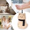 Cute Hand Towel Kitchen Cute Cat Hand Towel Double-Layer Water Absorbing Fabric For Rental House Shower Room Bathroom Hotel Dorm