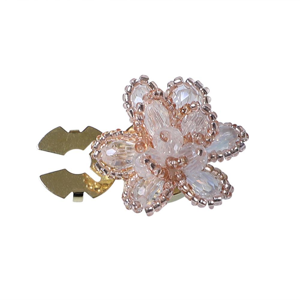 Elegante Hemd-Perlknopfabdeckung DIY-Zubehör Legierung Blume Manschettenknöpfe Dekoration Hemdknopf-Box für Herren Damen