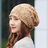 Women's Summer Lace Slouchy Hat - Breathable, Stylish, Thin White Hair Cover