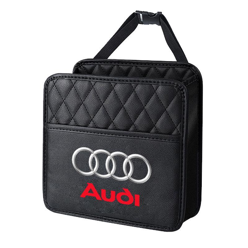 Car Storage Bag Multi-function Seat Back Storage Pocket Suspension for Audi Q3 Q5L Q7 Q2L S4 S5 S6 S7 S8 TT RS3 RS4 A6L A4L A3 A4 A7 A5 8P 8V 8L R8