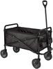Amazon Basics Foldable Utility Wagon for Garden Tools and Outdoor Includes Cover and 105D X X 118H Black Use, Bag, 50.5W Cm,