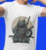 Samurai Cat Graphic Tee: Anime Fan Unisex T-Shirt