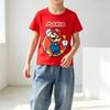 Men Women T Shirt Women Tee Boys Girls Top Adults Children Parent Child Cotton Kid Tshirts Super Mario Bros Cartoon Game Shirt
