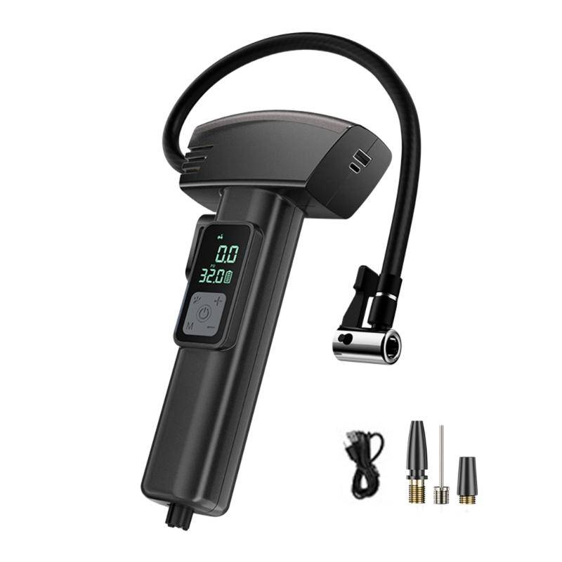

Air Compressor Cordless Tyre Inflator with Window Breaker Handheld Tire Inflator for Car Ball Portable Tire Pump