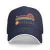 Bitcoin Cryptocurrency Art My Retirement Plan Dad Hats Pure Color Womens Hat Sunprotection Baseball Caps Peaked Cap