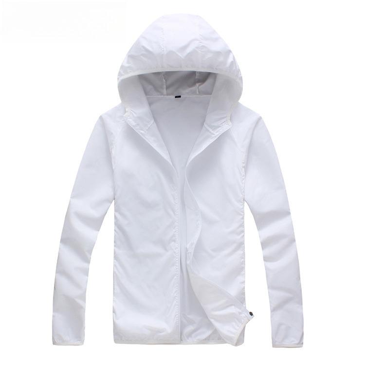 Unisex Lightweight Quick-Dry Hooded Sun Protection Jacket S