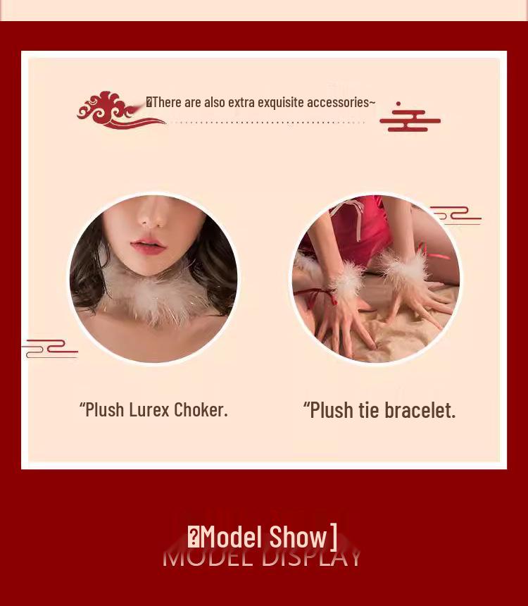 Passion Set: Flirty Camisole Dress for Small Bust – Christmas Temptation