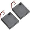 KAUMO Box, 4 X AA Batteries, 6 V, Case with On/Off Switch, Holder (2 Pieces)