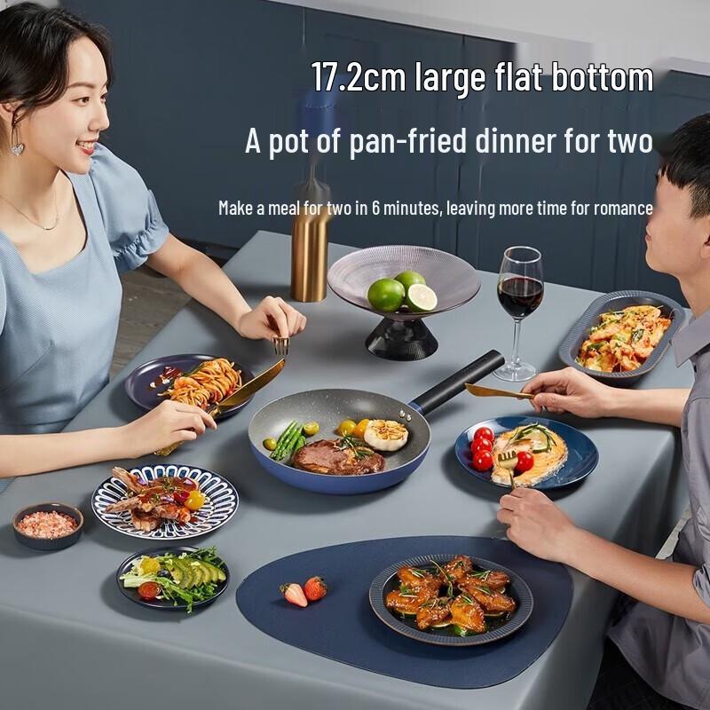 COOKER KING Non-Stick Cookware Set with Wok and Soup Pot