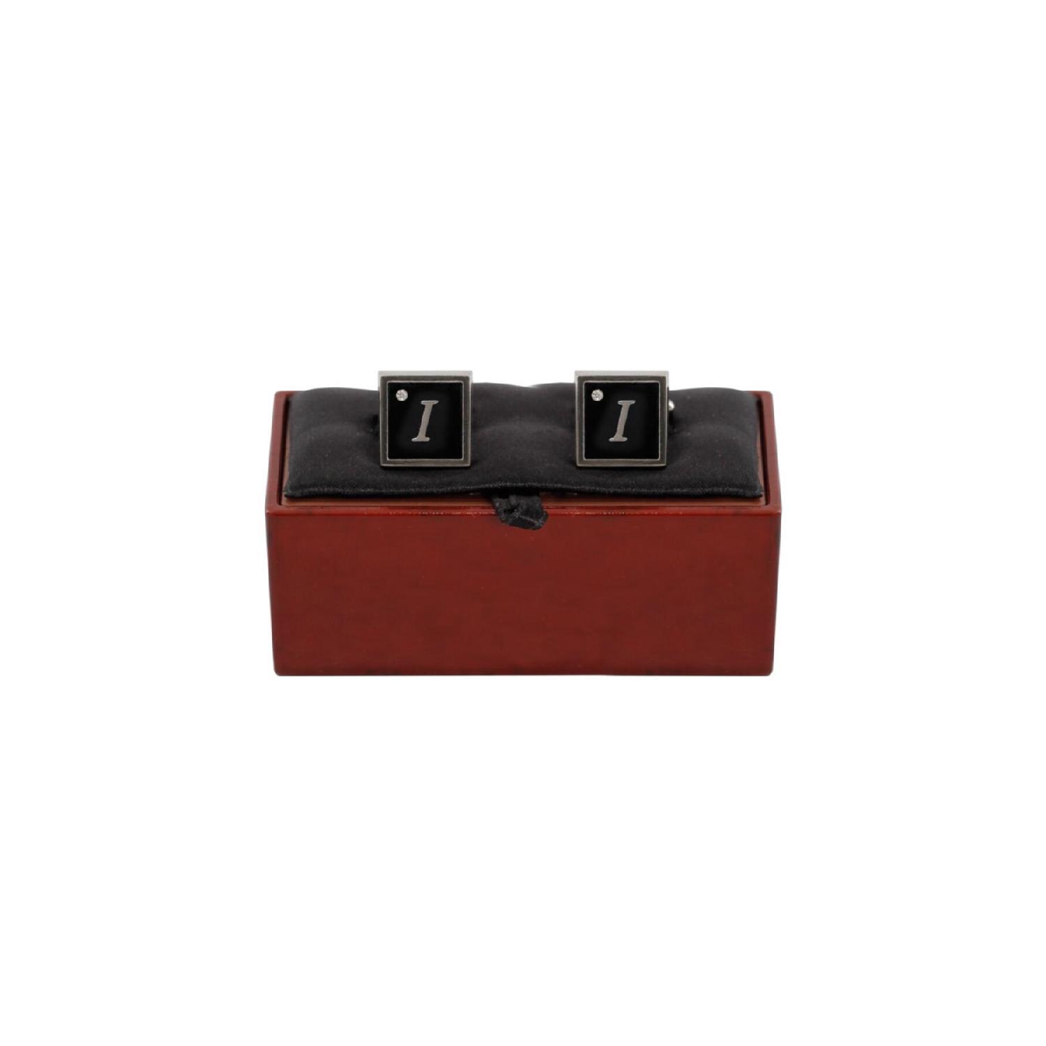 

Stoned Letter I Cufflink Nickel чистий