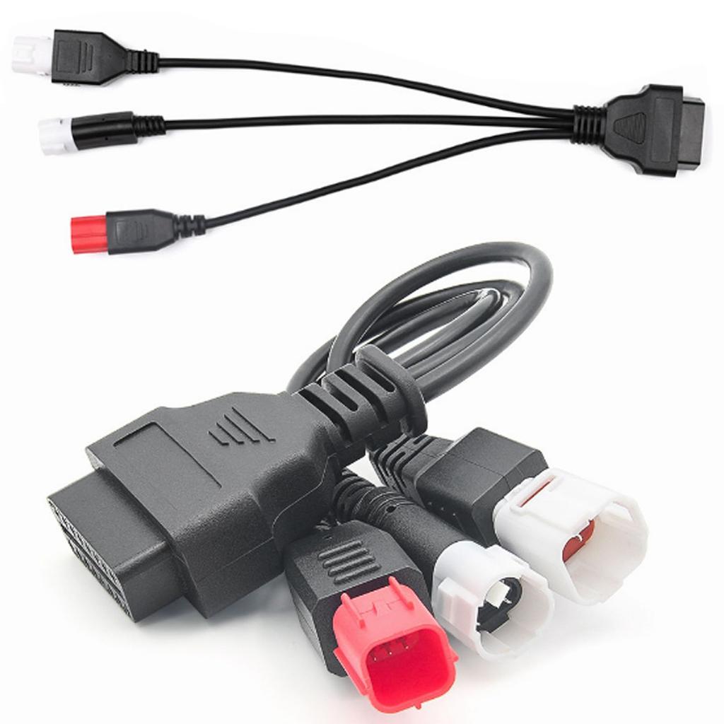 LOYELEY 3 Pin 4 Pin 6 Pin Diagnostic Connector Cable Connector for Motorcycle Diagnostic