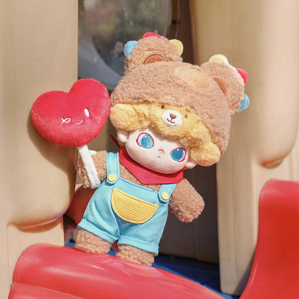New POP MART Dimoo Date Japanese Style Row Cotton Doll Dolls 28cm 1221120003