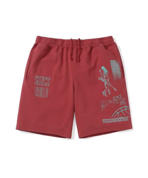 Thisisneverthat Basketball Sweatshort Red