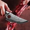 Kitchen Knife Chef Knives Handmade Forged Damascus Pattern Sharp Japanese Santoku Knife Cleaver Slicing Utility Knife