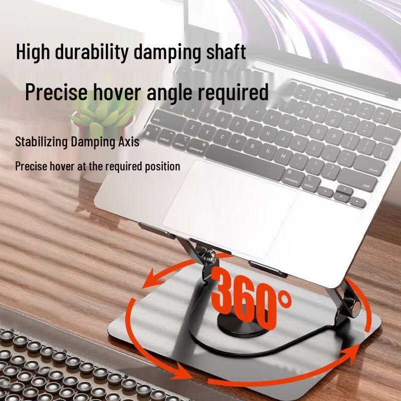 Z7 Aluminium Faltbarer Drehbarer Laptop- & Tablet-Ständer