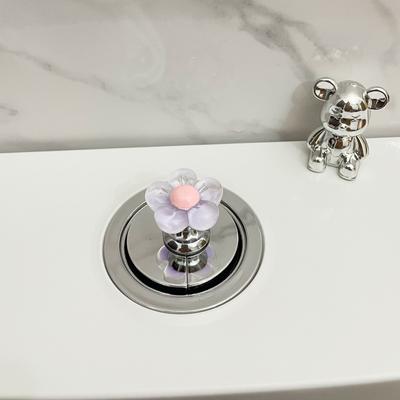 Cute Flower Toilet Press, Toilet Water Tank Flush Button