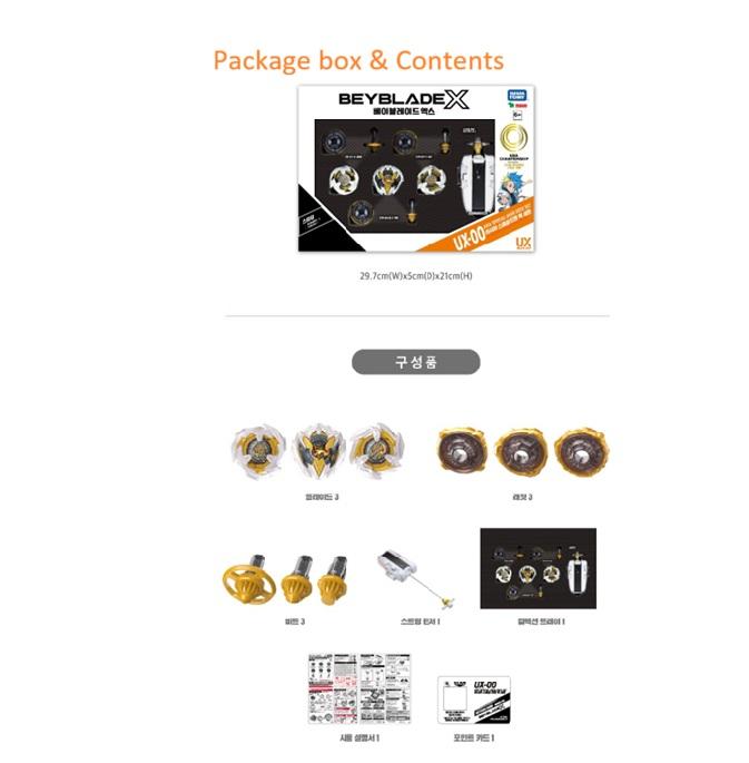 Takara Tomy Bey X UX-00 BXG25 Starter zur Feier der Asienmeisterschaften Dolan Deck Starter Klinge KARTENSPIEL