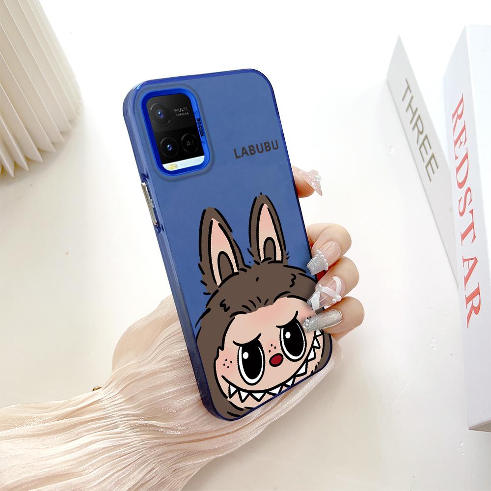 Malovaný Vzor Barevný Stříbrný Oboustranný Tvrdý Kryt Nárazuvzdorný Proti Pádu Pouzdro na Telefon pro Vivo