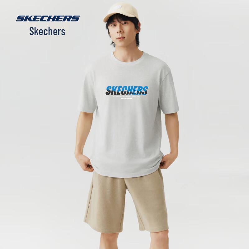 Skechers Men s Knit Short Sleeve T-Shirt L126M023 M