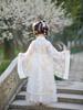 2025 Off-White Hanfu-Kleid für Mädchen: Wei Jin Stil für Frühjahrs- und Herbstaufführungen