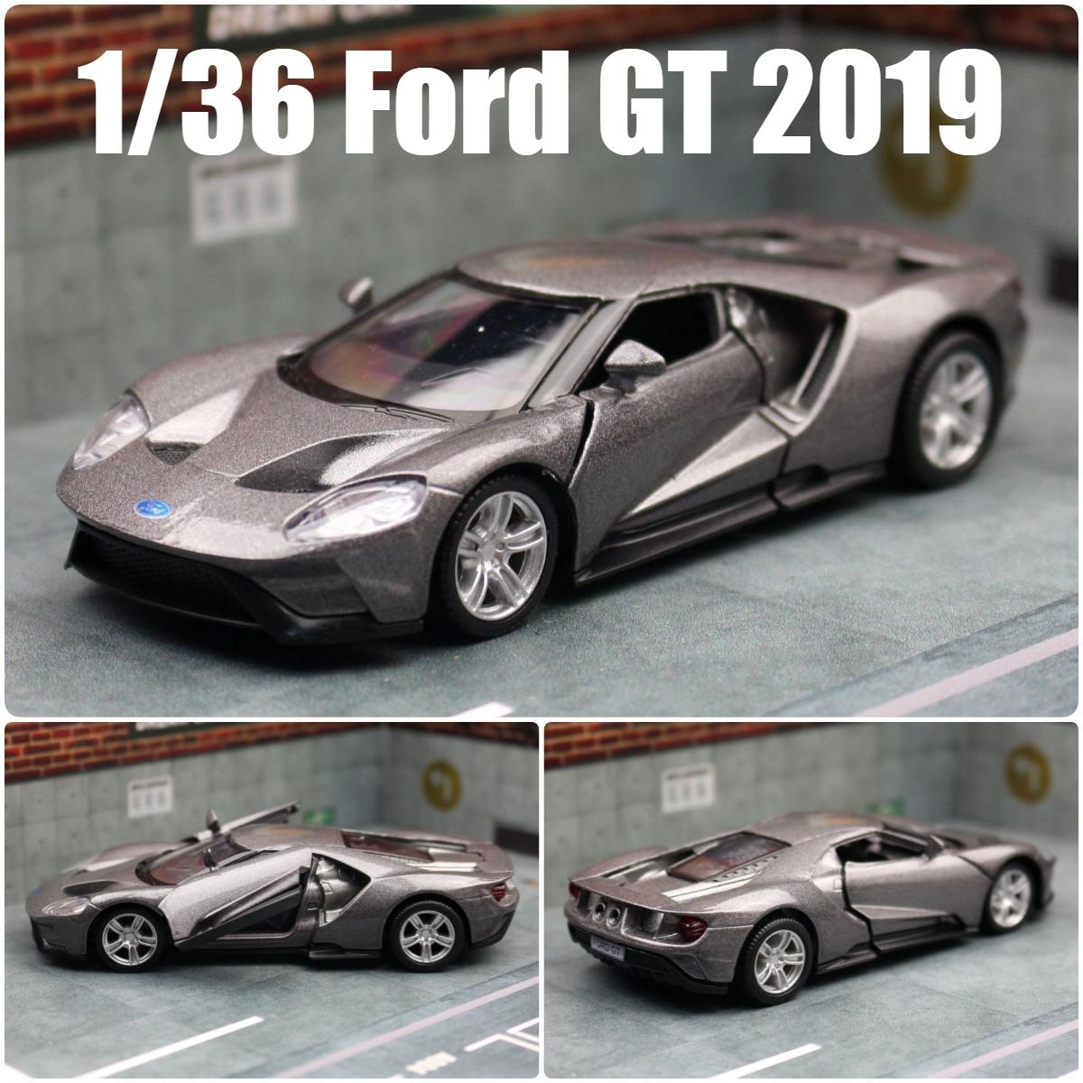 1/36 Ford GT гоночный автомобиль игрушечная модель для детей 5 RMZ City литой сплав — фото 9