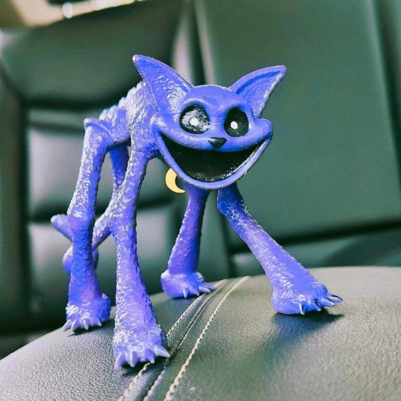 New Poppy Playtime Chapter 3 CatNap Figure Double Headed Smiling Critters CatNap Model Toy Car Ornament Collectible Horror Game Gift for Fans