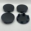 4Pcs/Set 54mm Car Wheel Center Hub Caps Wheel Rim Hubcap Black Silver ABS Hubcap Dust-proof Covers Car Modification Accessories
