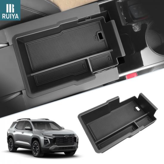 RUIYA Car Center Armrest Storage Tray Organizer Box For 2025-2026 Chevy Equinox