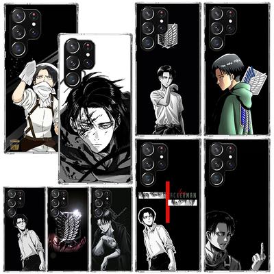 Attack-Titan Levi Phone Case For Samsung Galaxy S26 S25 Edge S24 FE S23 S22 Ultra S21 Plus S20 + Art Fundas Back Cover Galaxy S2