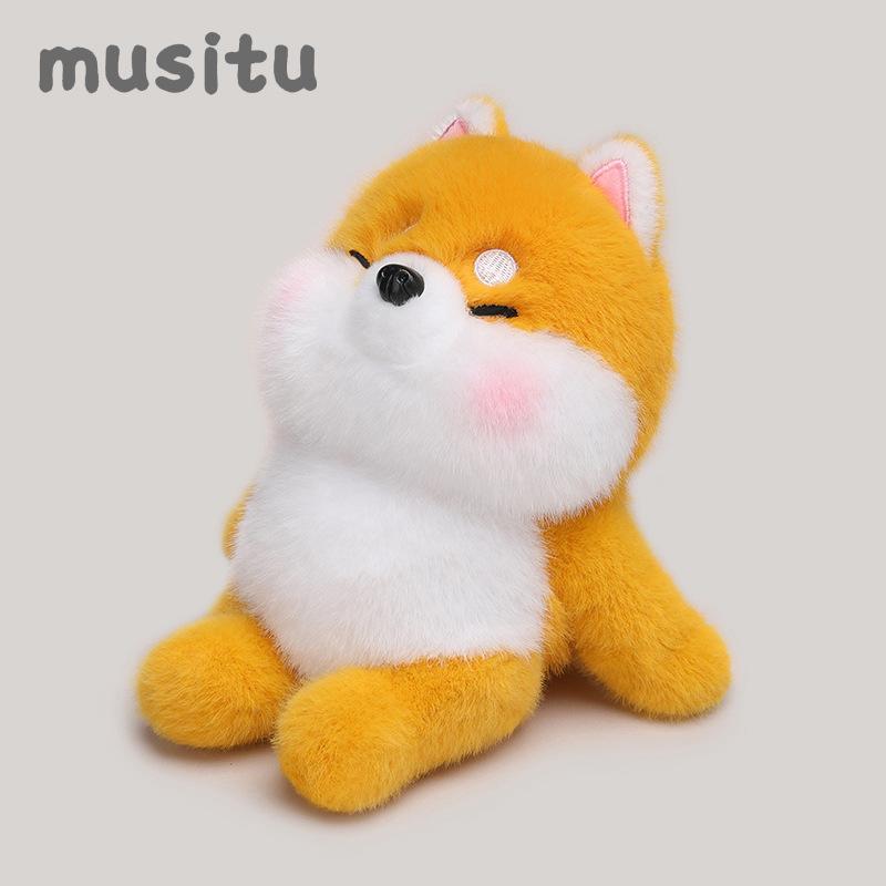

Cute Table With Animal Panda Rabbit Doll Plush Toy Elephant Shiba Inu Doll Children S Soothing Ragdoll Doll 20cm（0.16kg）