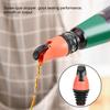 Oil Bottle Pour Spout Stopper Dispenser for Wine Soy Sauce Vinegar Bottles Kitchen UtensilsOrange