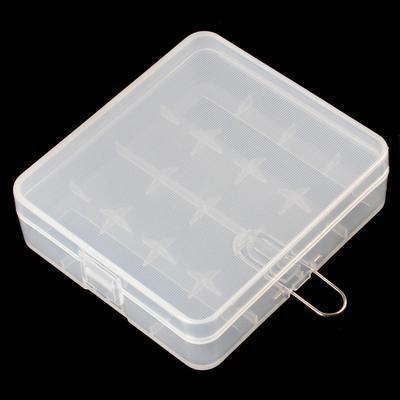 Portable Hard Plastic Case Holder Storage Box for 4 X 18650 Batteries