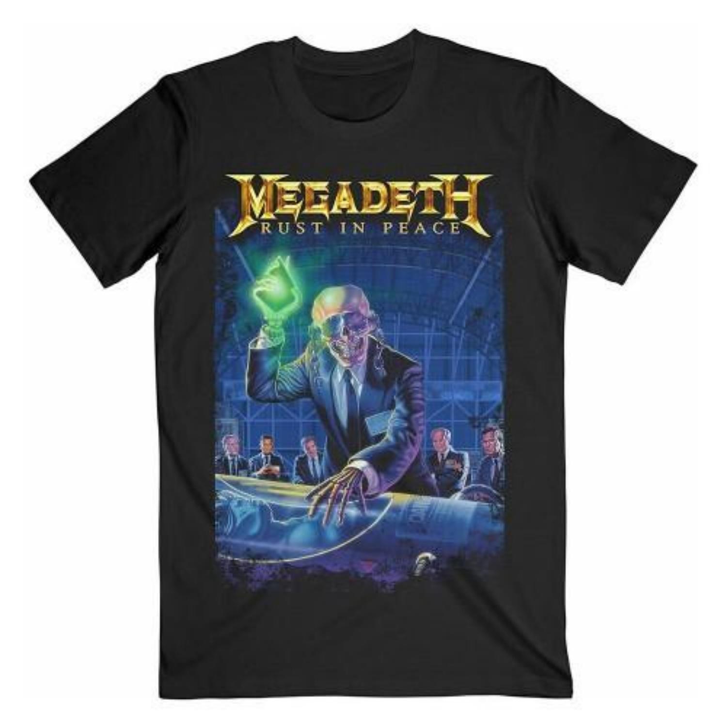 

Megadeth Unisex Adult Rust In Peace 30th Anniversary Back Print T-Shirt S