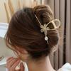 Women's Hair Pearl Transparent Bead Flower Hair Clip