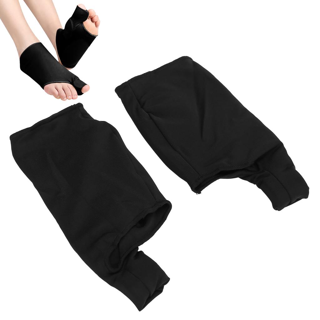 1 Pair Toe Separator Corrector Orthotics Feet Thumb Correction Pedicure StraightenerBlack