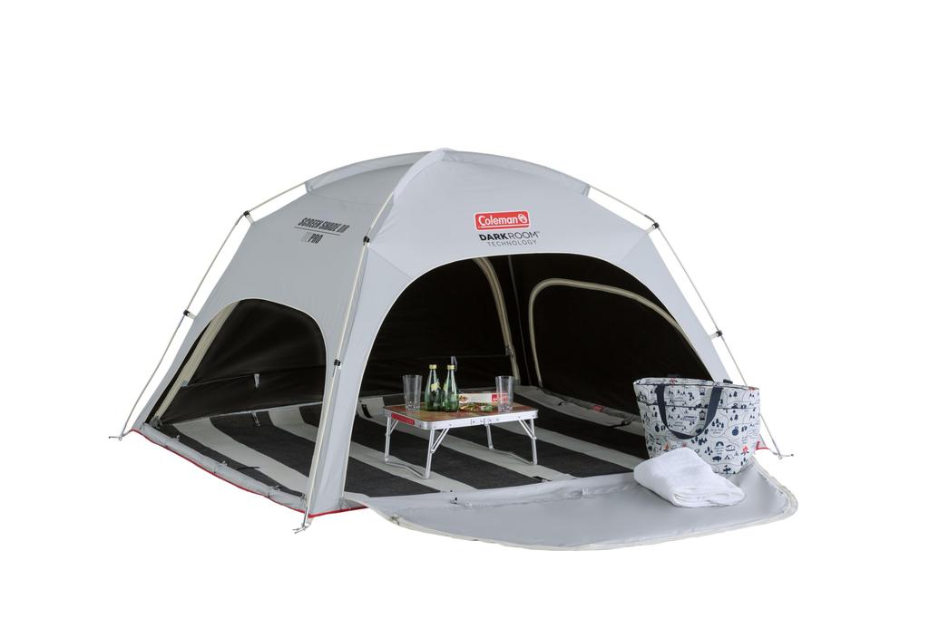 Coleman DR DARKROOM Screen Shade Tent Silver Sunshade for Beach UV Easy Suitable for Sports Days and Pools - Camping, Picnics, Tent, Protection,