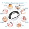 Electric Neck and Shoulder Pulse Massager 6 Mode 9 Levels Adjustable Heat Cervical Vertebra Relax Pain Relief Kneading Machine
