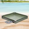 Foldable Camping Shower Tent Floor Base Outdoor Tent Shower Tray Folding Pan Pets Basin Base Beach Travel Hiking Accessories