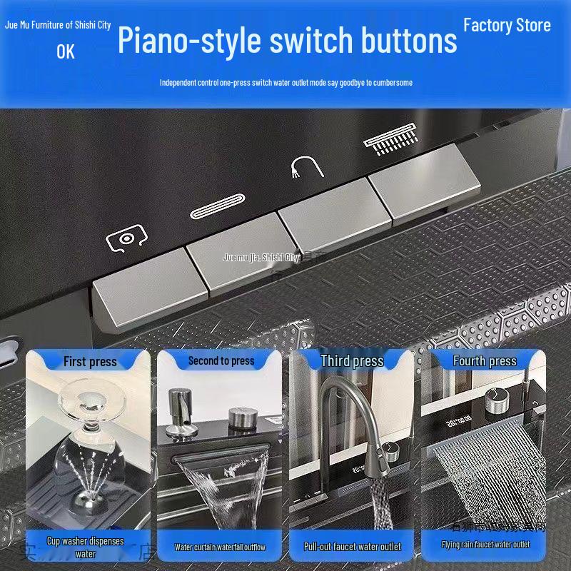 Thickened 304 Stainless Steel Veggie Washer with Digital Display & Honeycomb Design