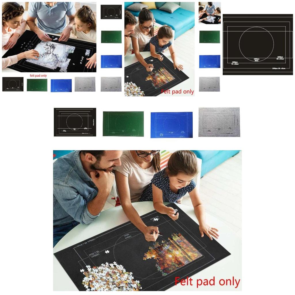 Stylowa I Prosta Mata Do Przechowywania Puzzli z Filcu Mata Do Gry DIY Dla Dzieci Materiał Plastikowy