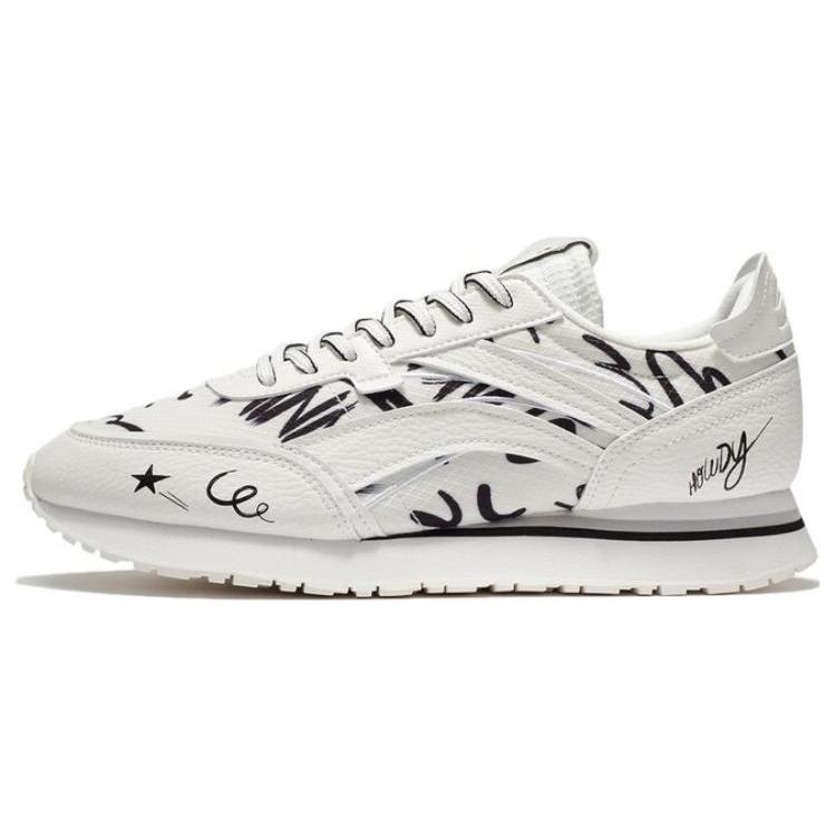 

Новые низкие спортивные повседневные кроссовки LiNing ChengFeng Мужские Бело-серые AGCR195-11 43