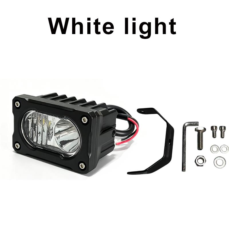 Baja Light 20W 1000LM Universal Motorcycle LED Light Bare Wire All Aluminum IP67 Off Road Driving Lamp for E-Bike ATV Dirt Bike
